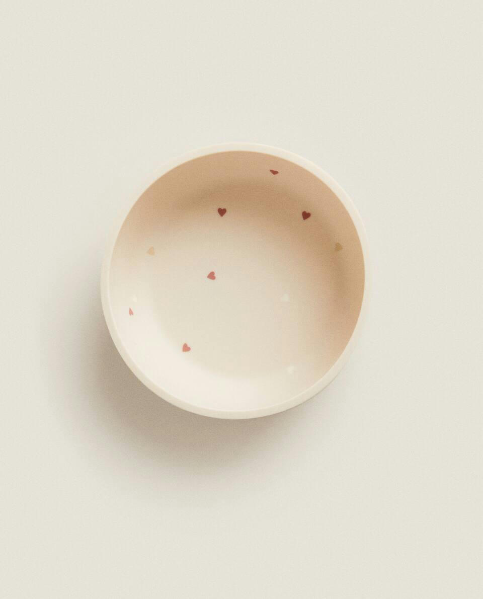 SILICONE HEART BOWL