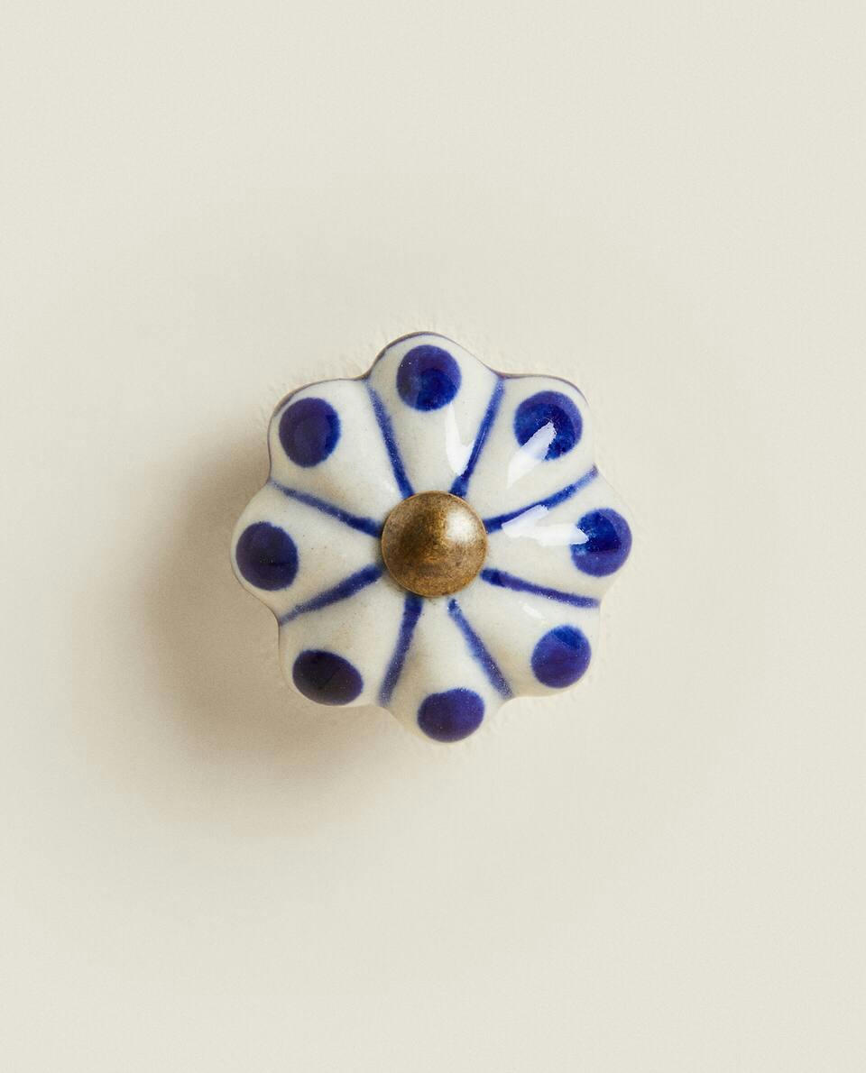 FLOWER DOOR KNOB (PACK OF 2)