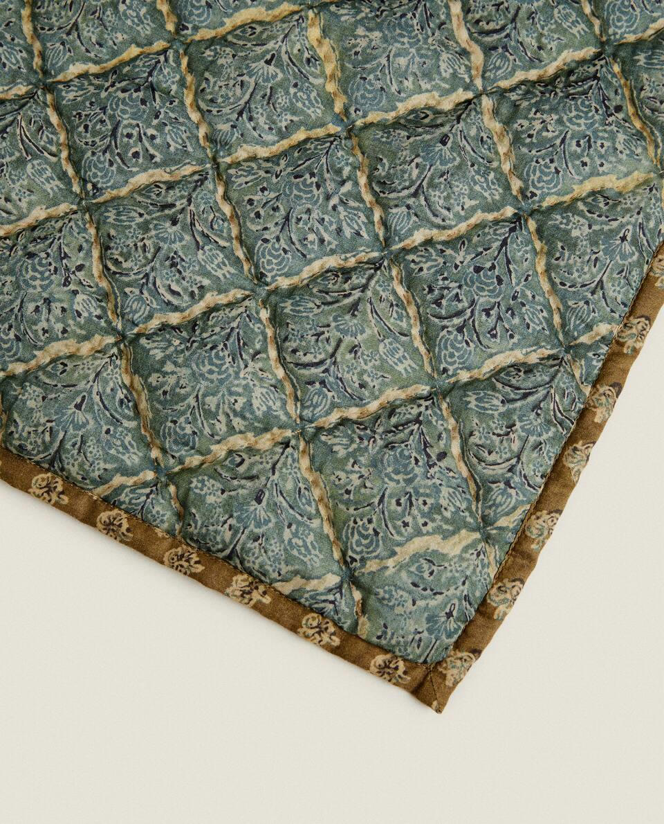 PRINTED QUILTED BLANKET