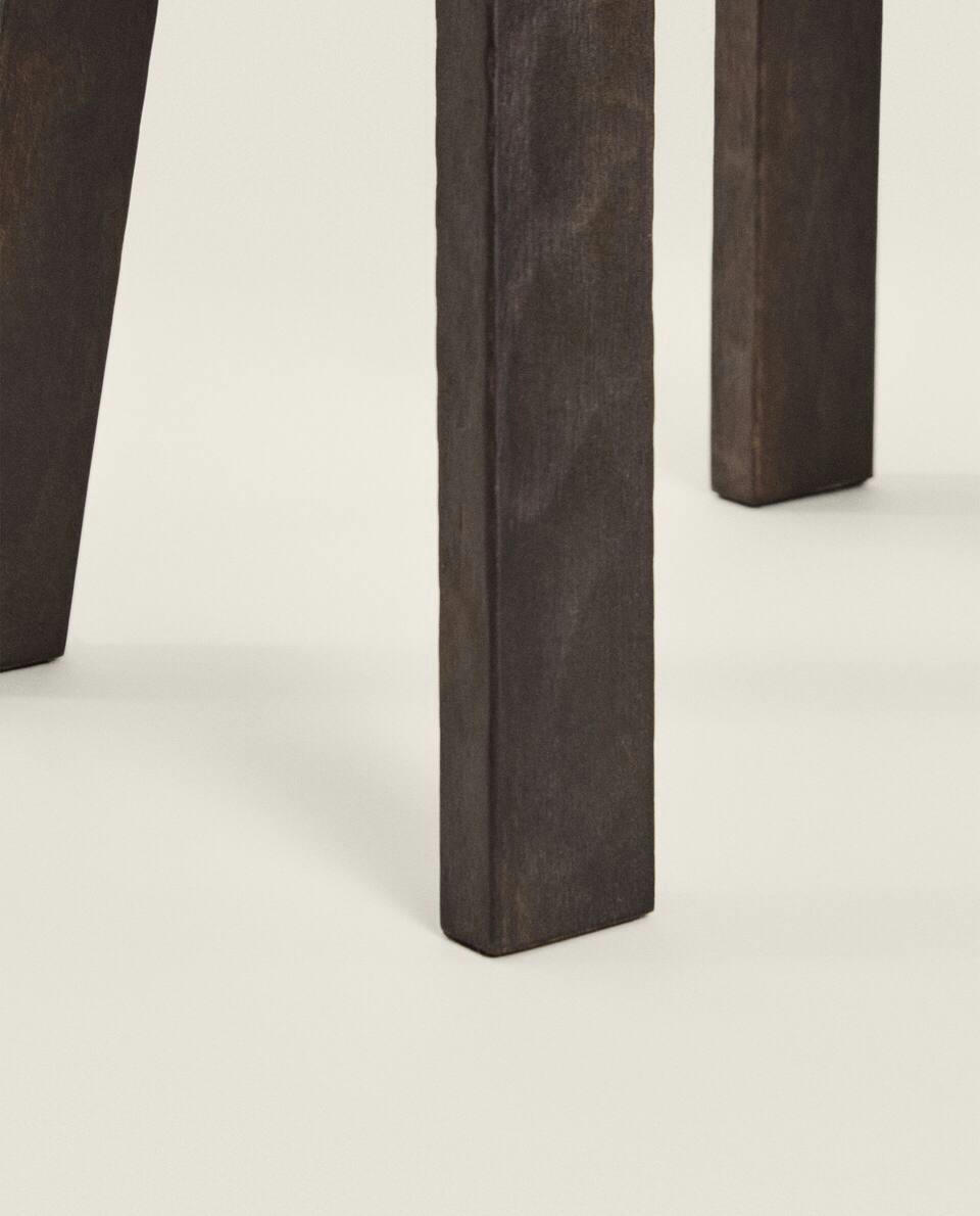 IRREGULAR TEXTURED LOW STOOL