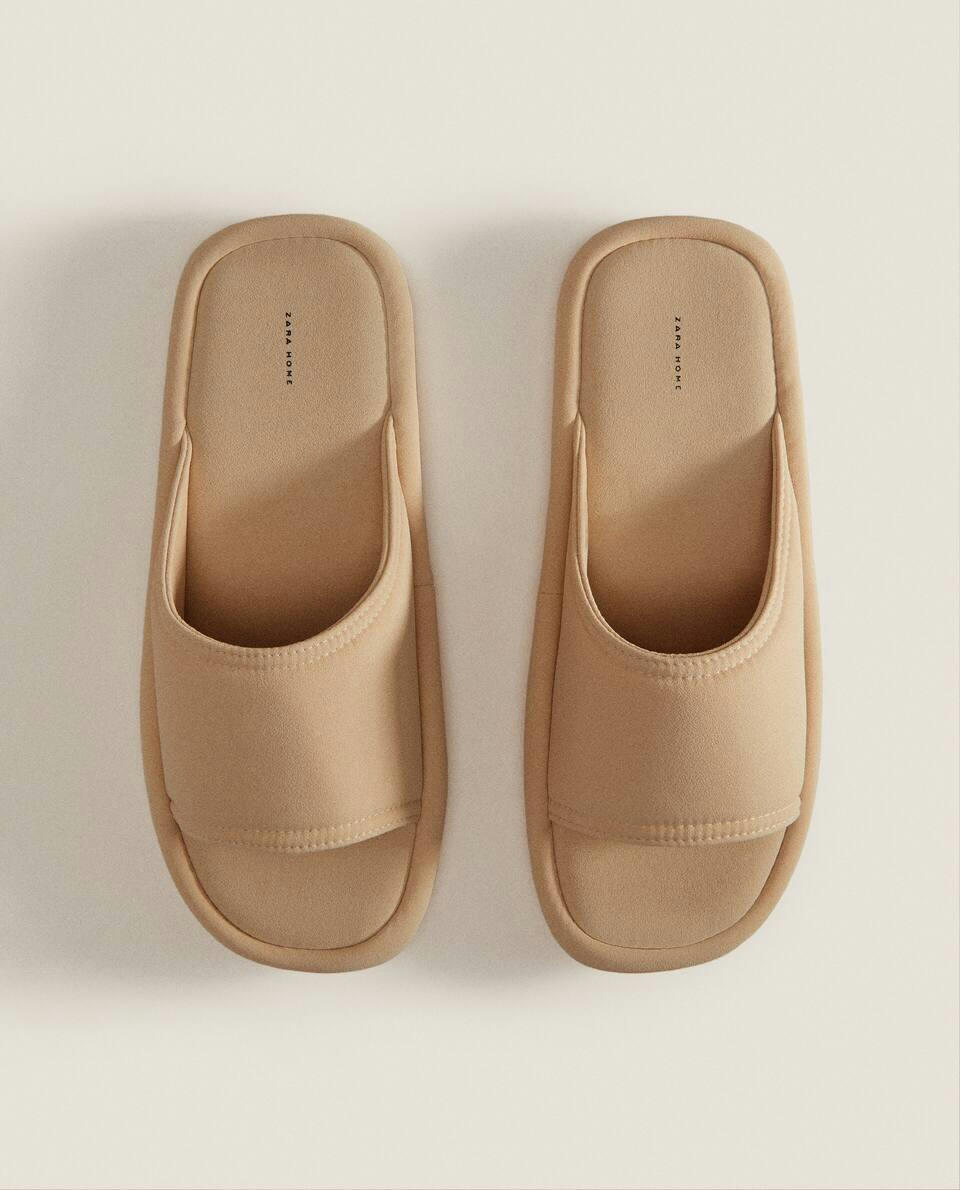 TECHNICAL FABRIC OPEN SLIPPERS