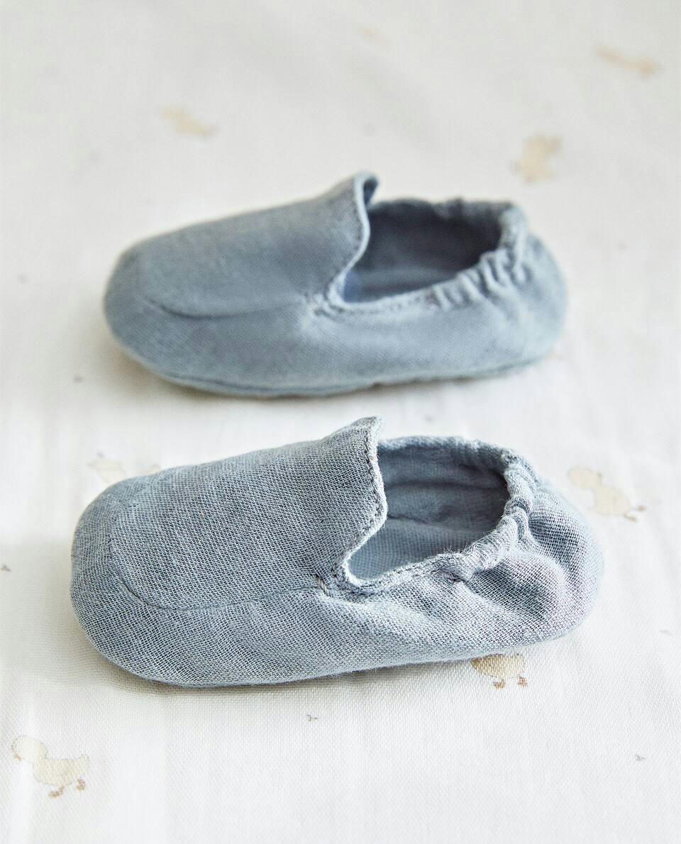 COTTON LOAFER BOOTIES