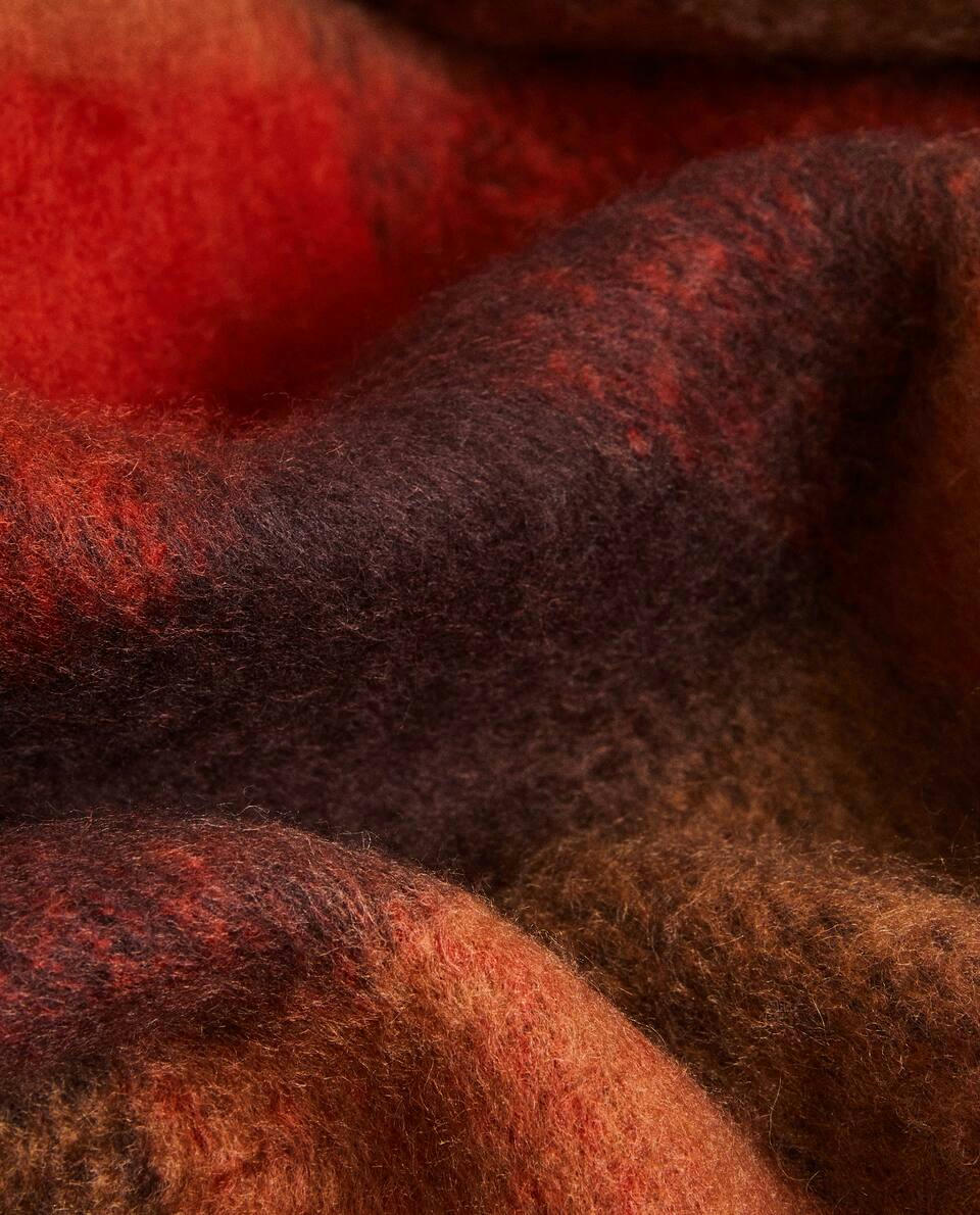 FRAYED CHECKED BLANKET