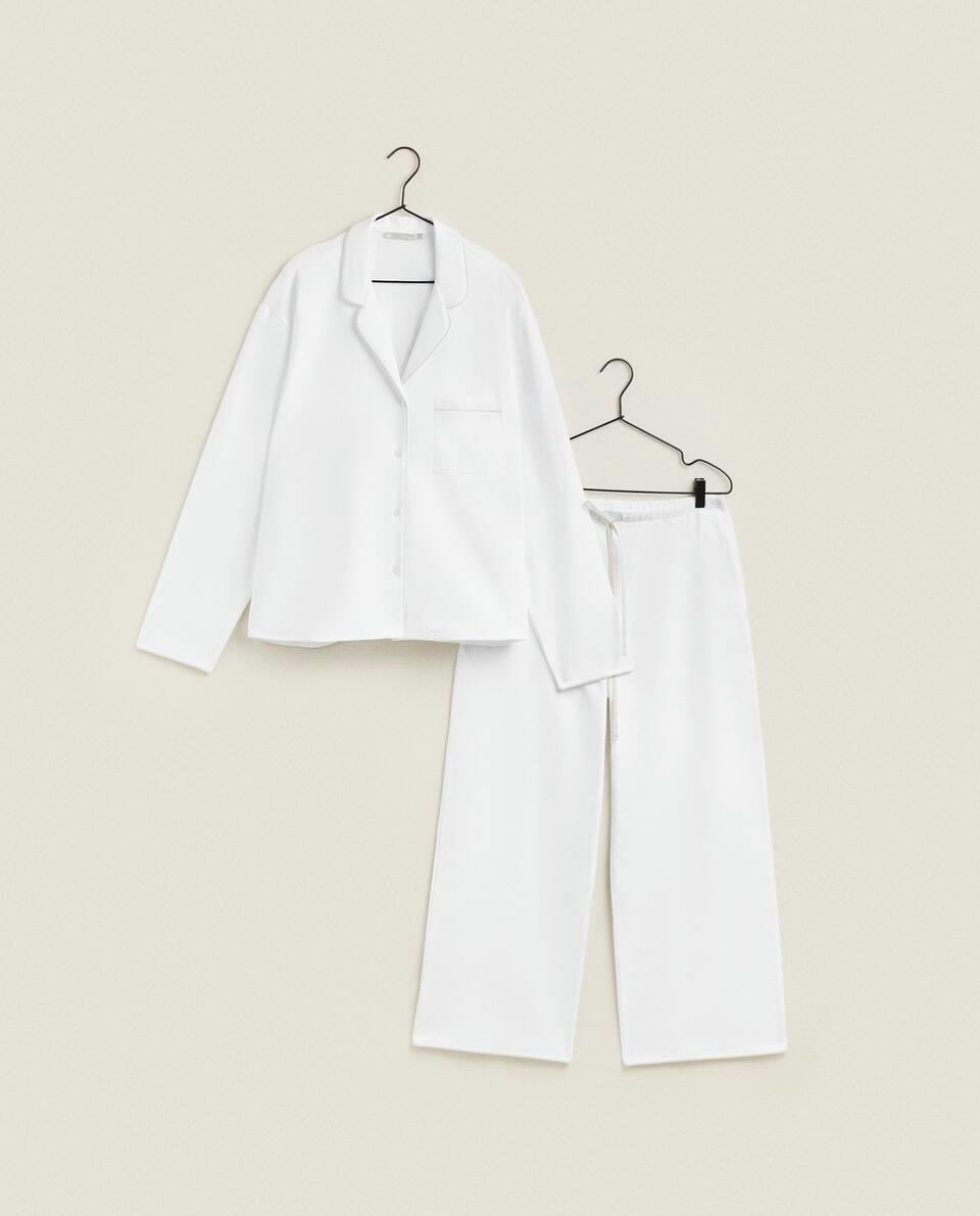 NAPPED SHIRT WITH TRIM