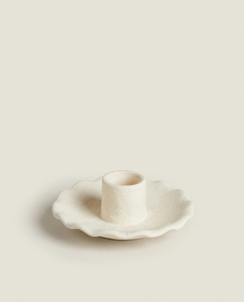 ROUGH-TEXTURE CANDLESTICK