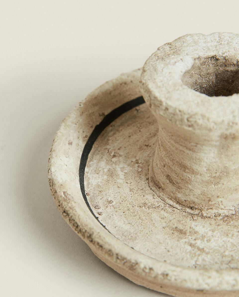 MINI CLAY CANDLESTICK
