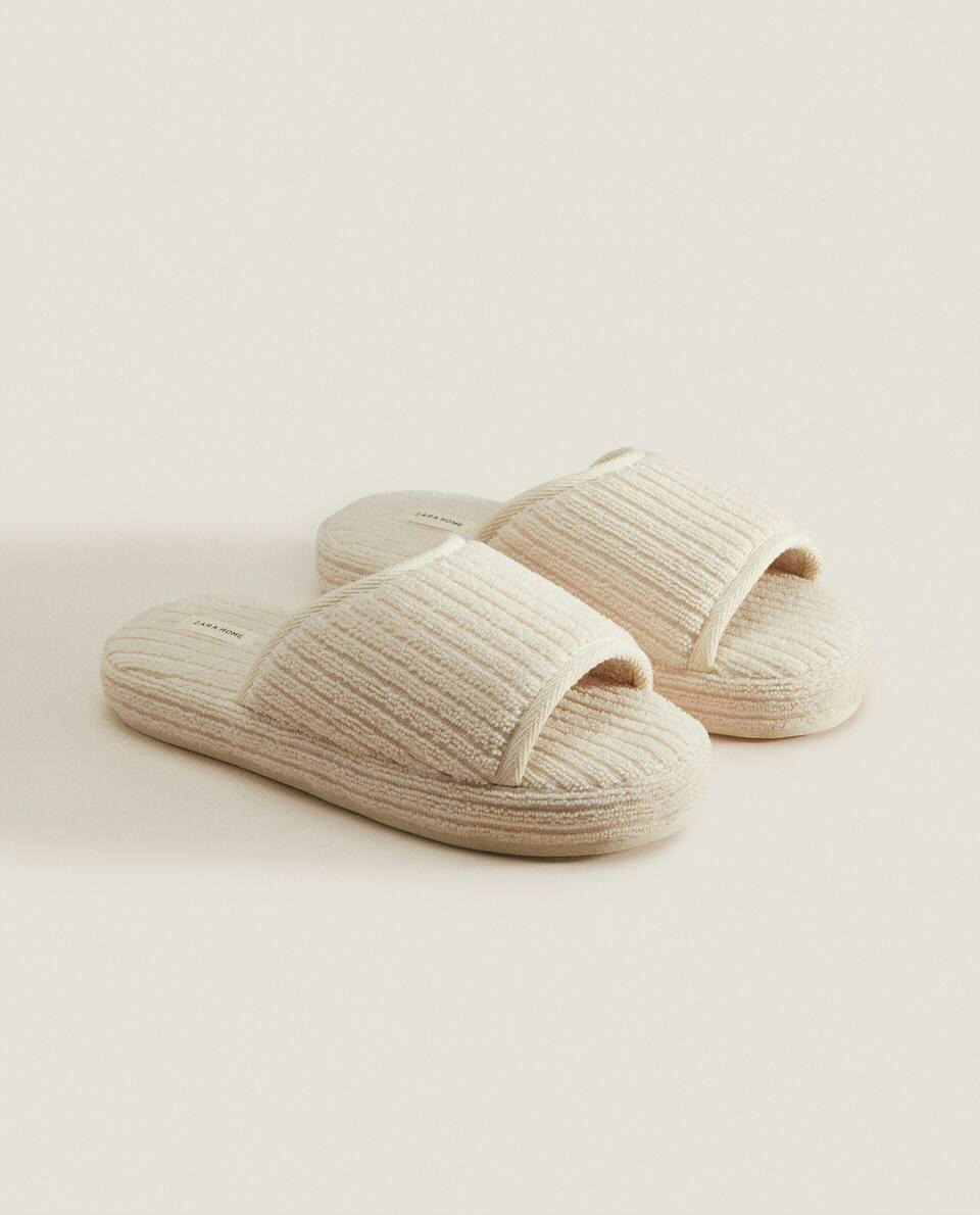 OPEN TERRY SLIPPERS