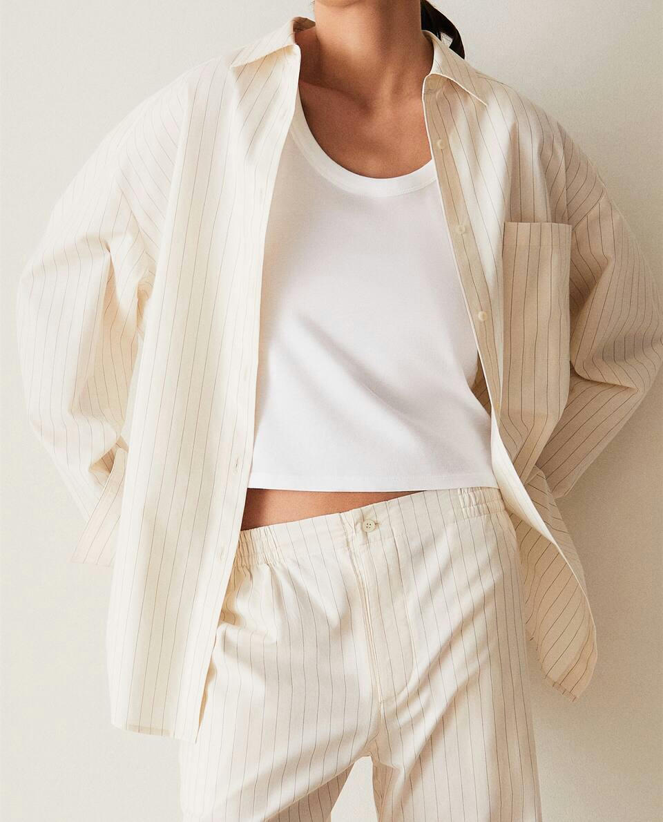 STRIPED COTTON SHIRT