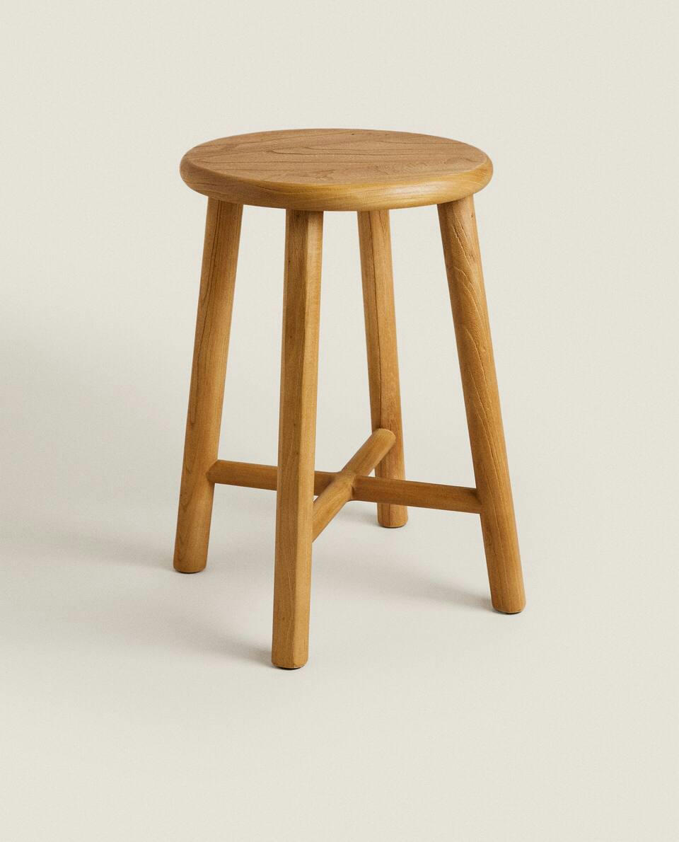ELM WOOD STOOL
