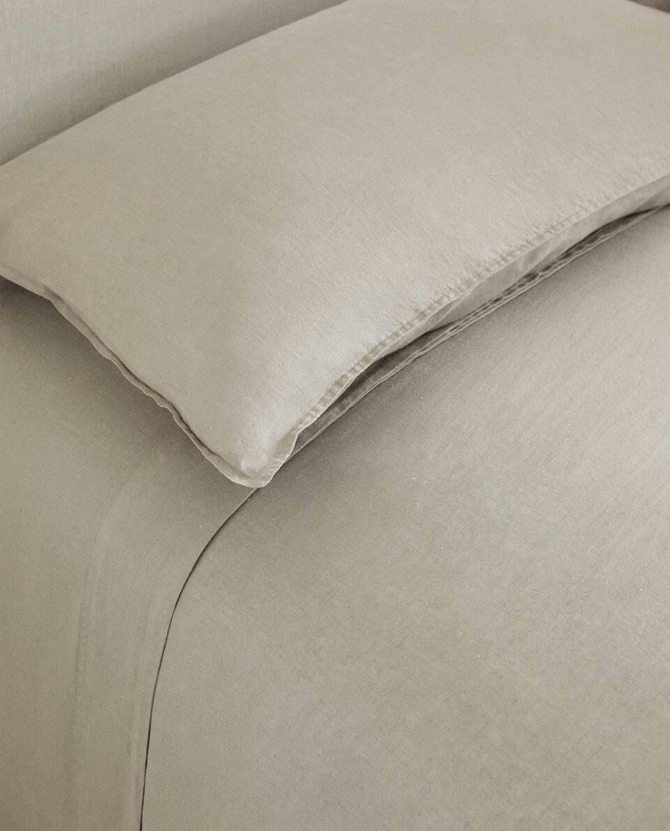 (140 GxM2) WASHED LINEN DUVET COVER