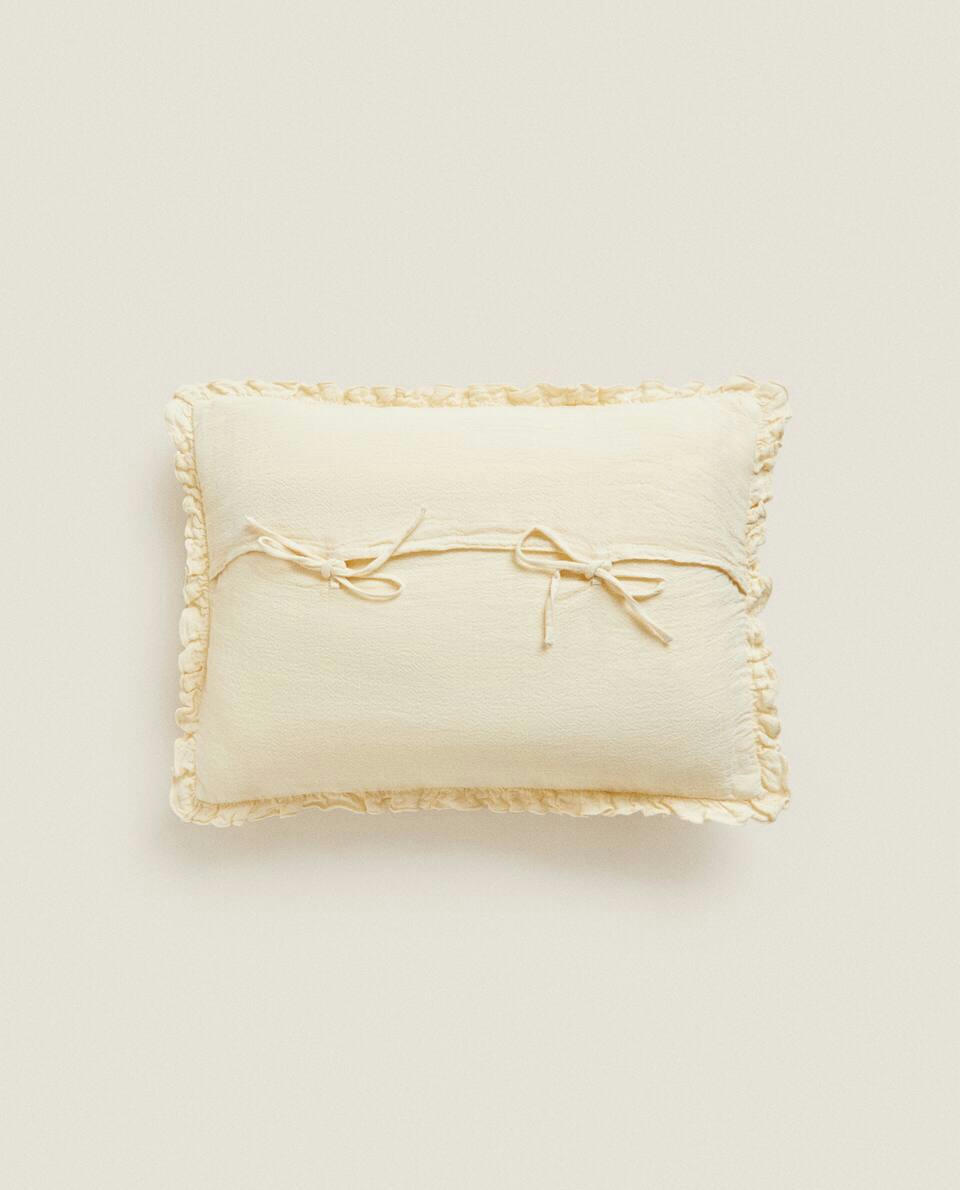 WASHED LINEN CUSHION COVER