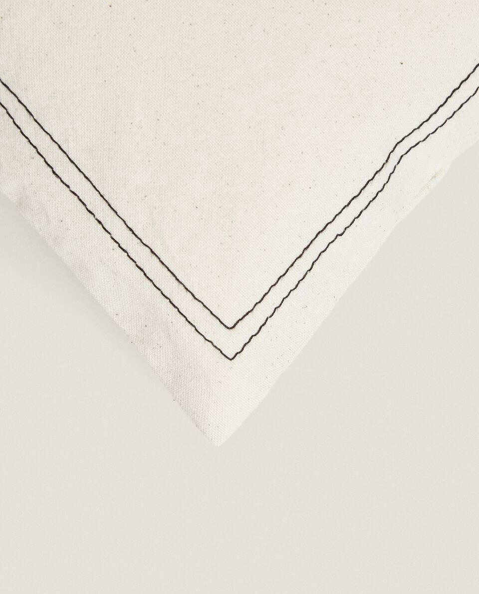 CUSHION COVER WITH BORDER