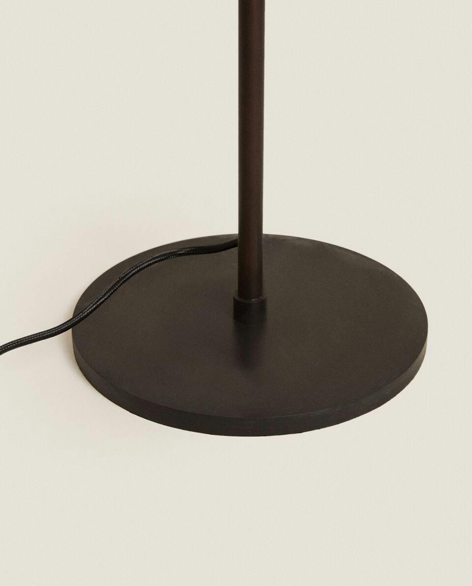 ADJUSTABLE FLOOR LAMP WITH LINEN LAMPSHADE