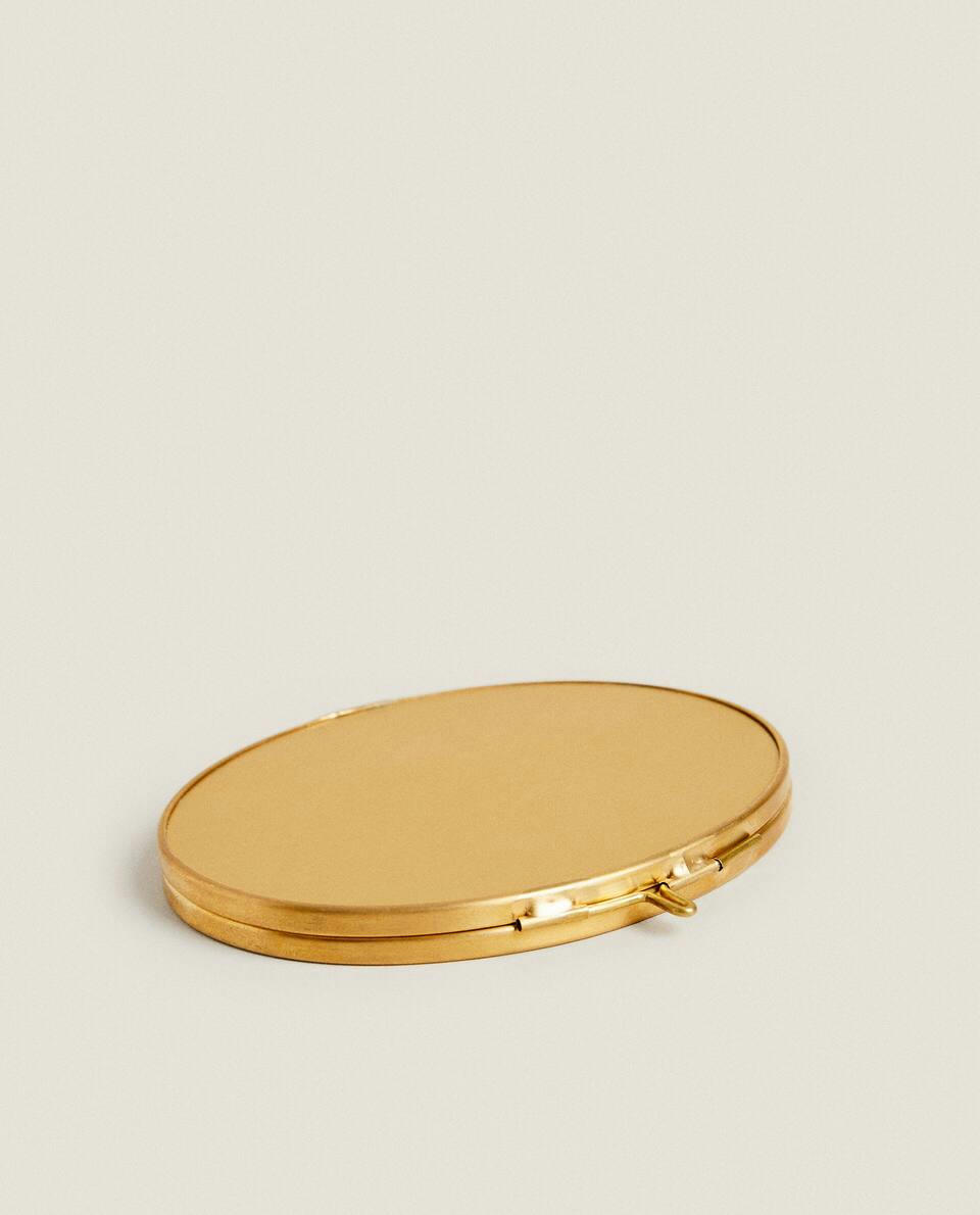 GOLD TABLE MIRROR