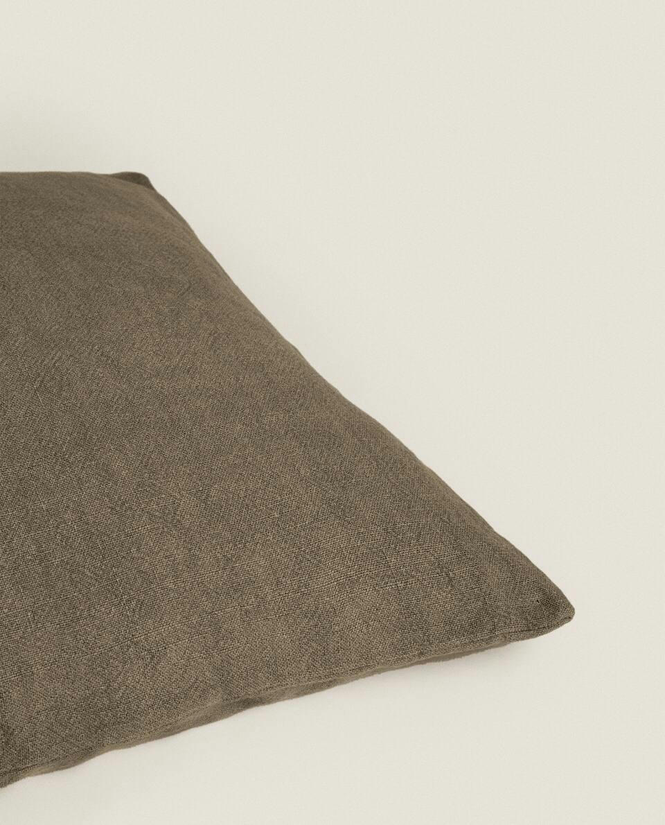 WASHED LINEN CUSHION COVER