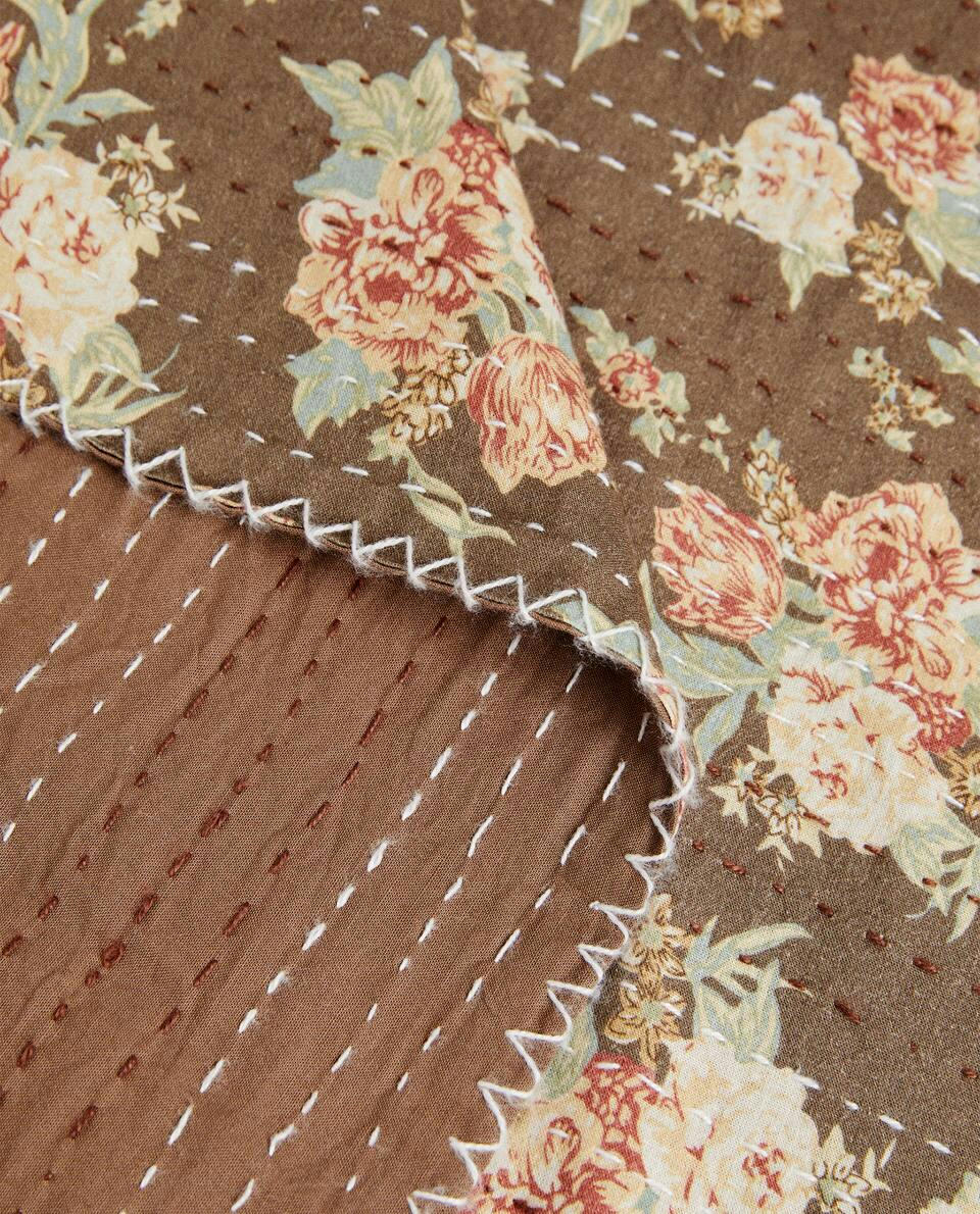 PRINTED QUILTED BLANKET