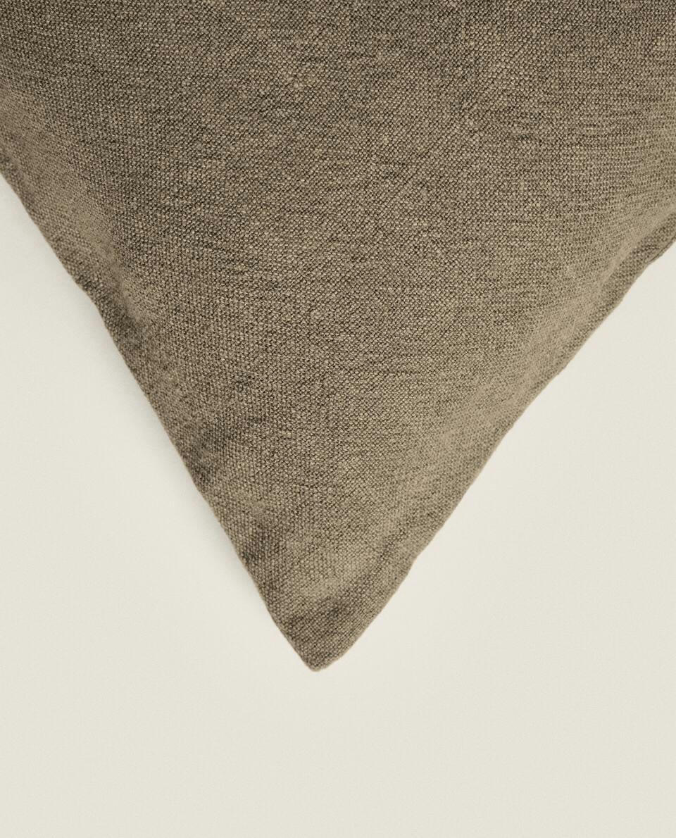 WASHED LINEN CUSHION COVER