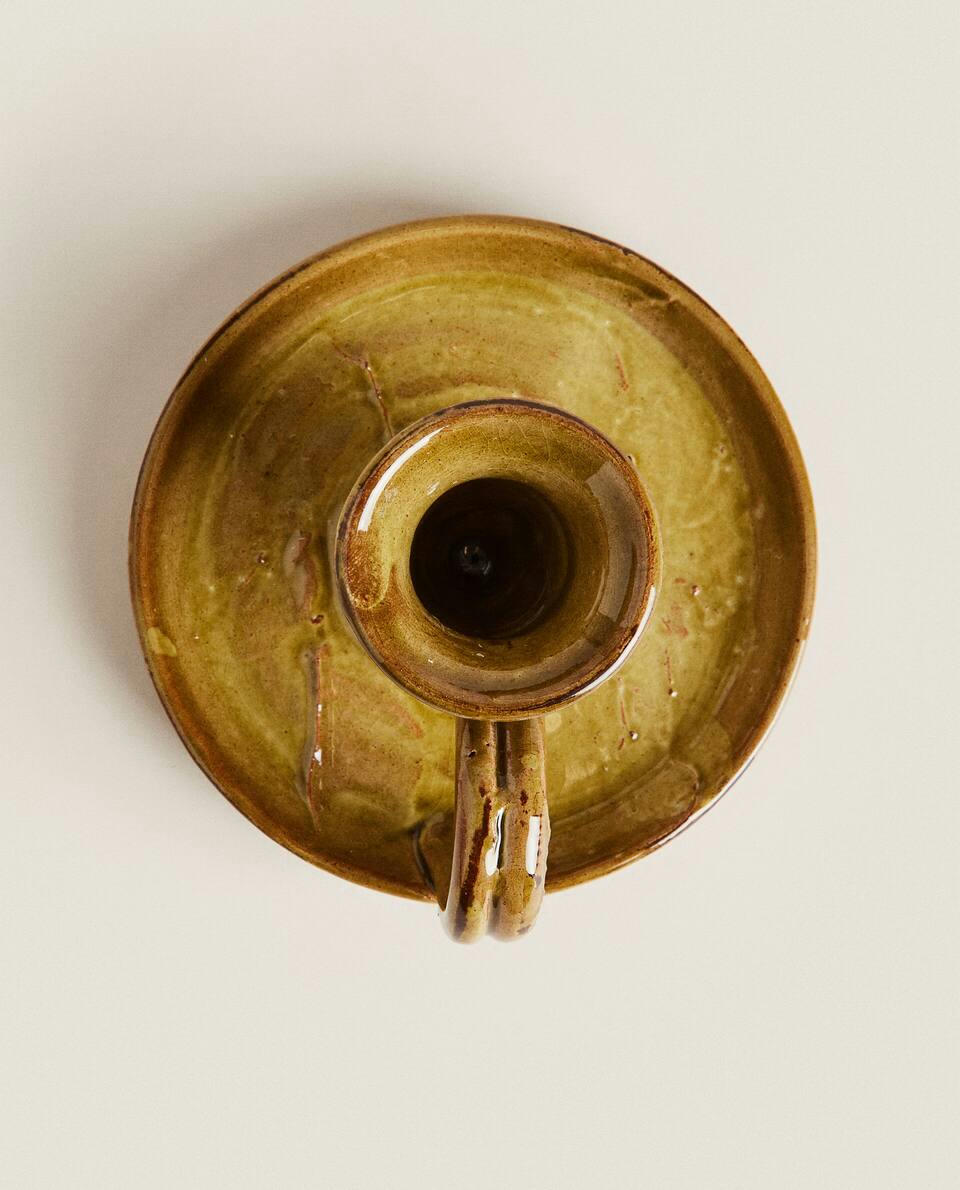 CERAMIC CANDLEHOLDER