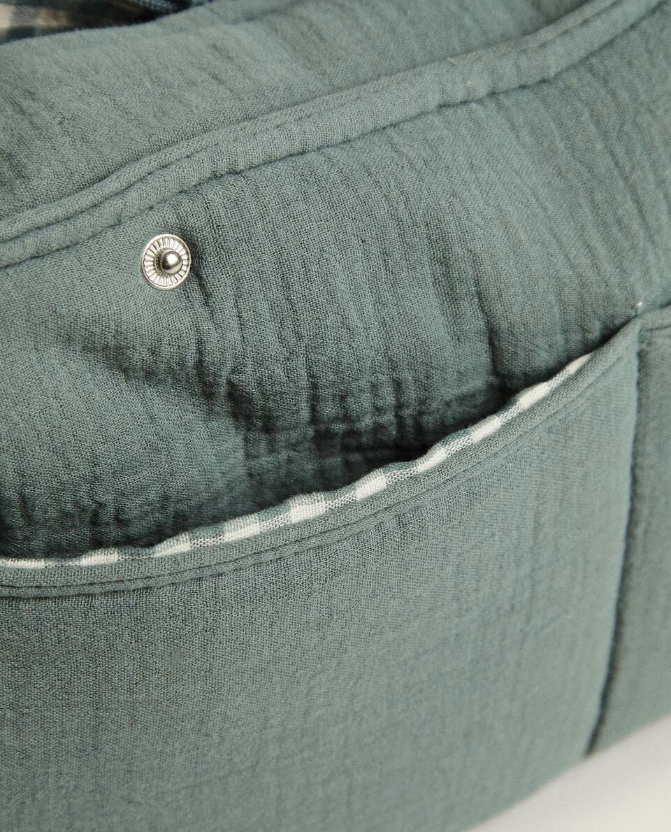 CHILDREN’S GINGHAM MATERNITY BAG