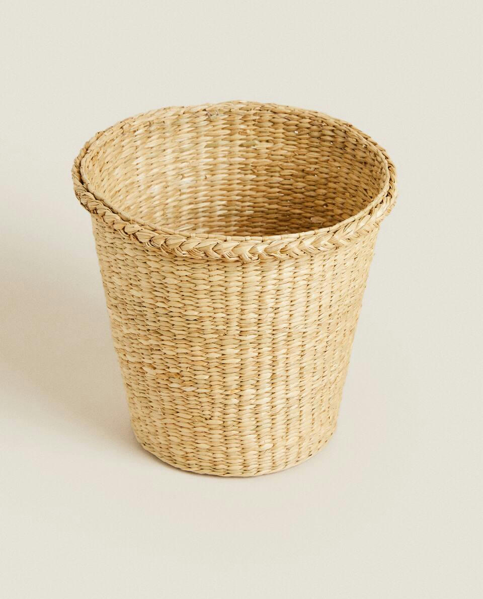 MEDIUM PLAITED PLANTER