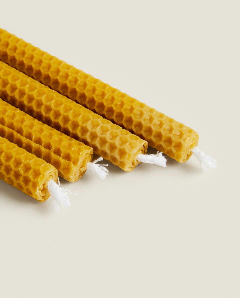 PACK OF BEESWAX CANDLES (PACK OF 4)