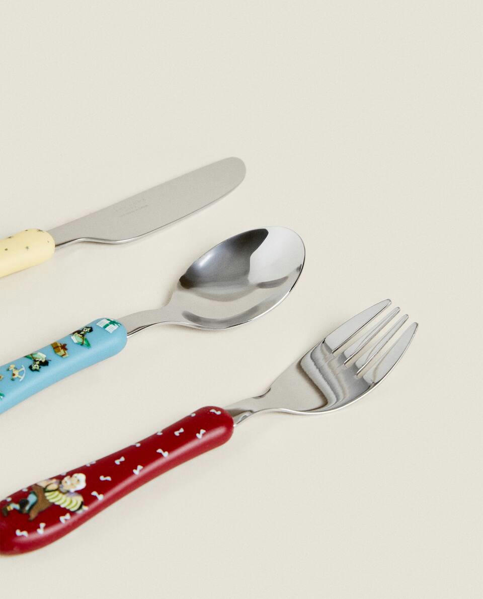 CHILDREN’S PINOCCHIO ? DISNEY CHRISTMAS CUTLERY SET