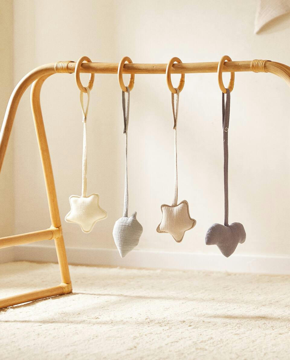 RATTAN BABY GYM