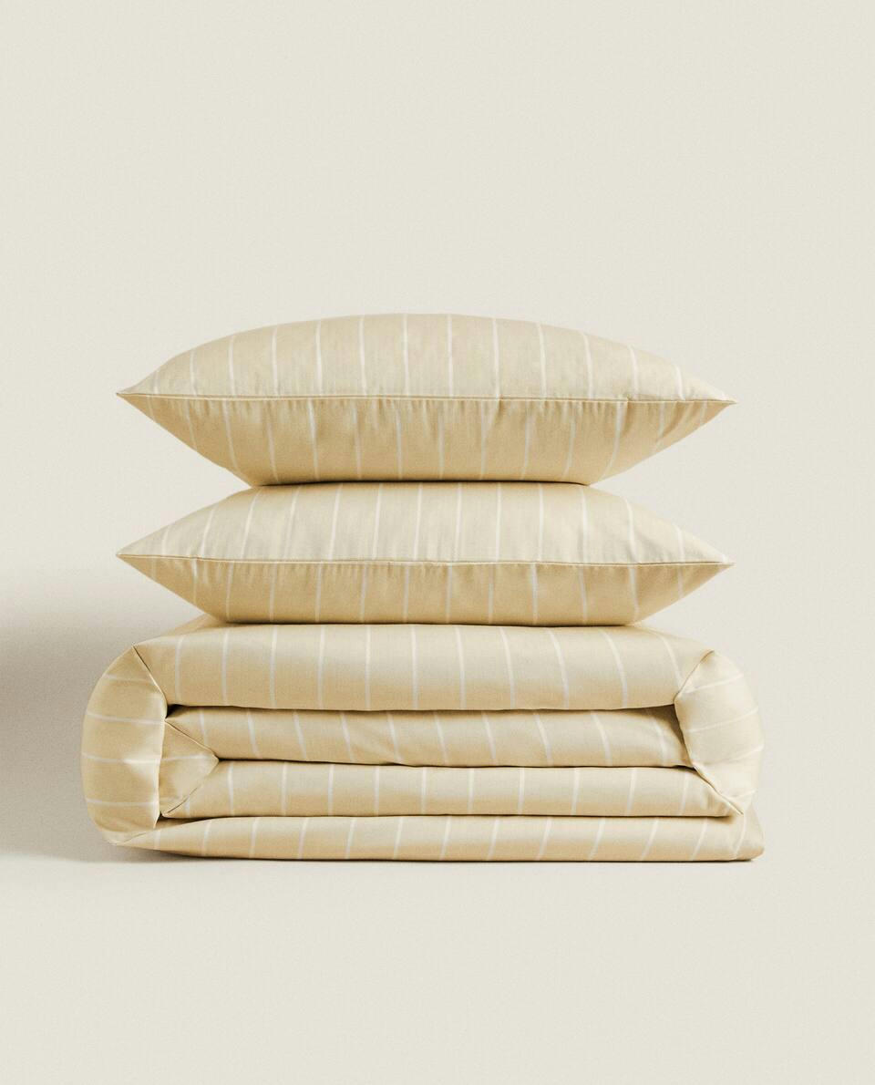 STRIPED DUVET COVER