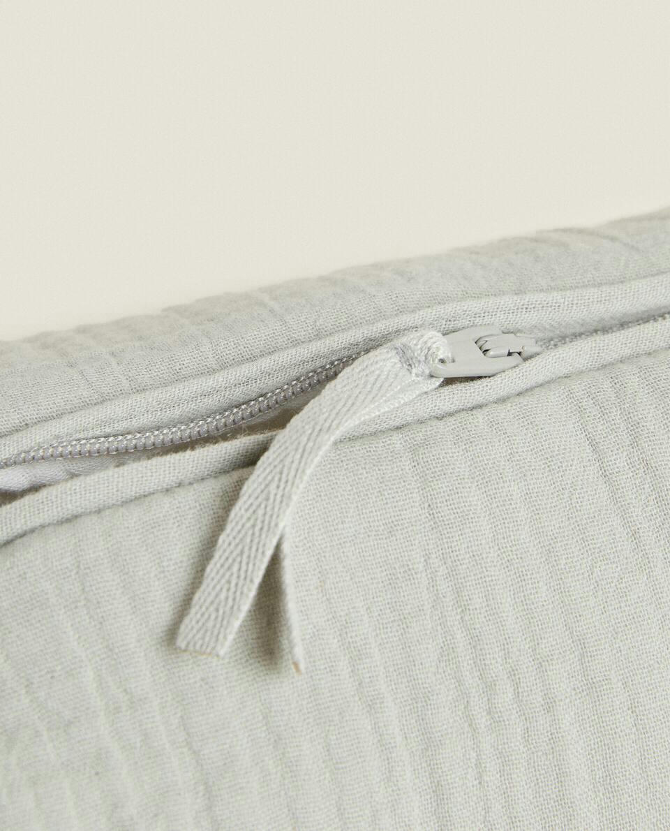 COTTON MUSLIN CLOVER TOILETRY BAG