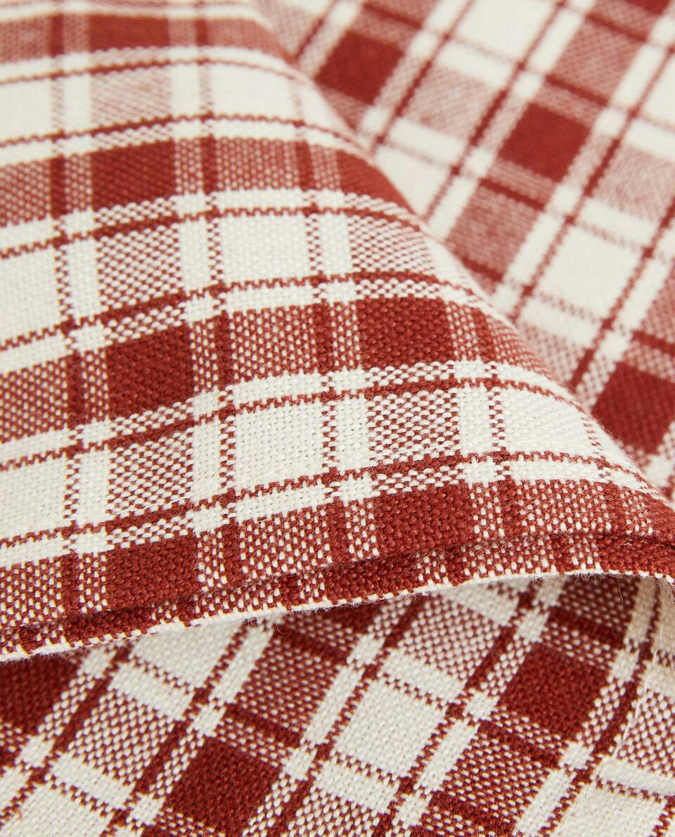 CHECK COTTON NAPKINS (PACK OF 2)