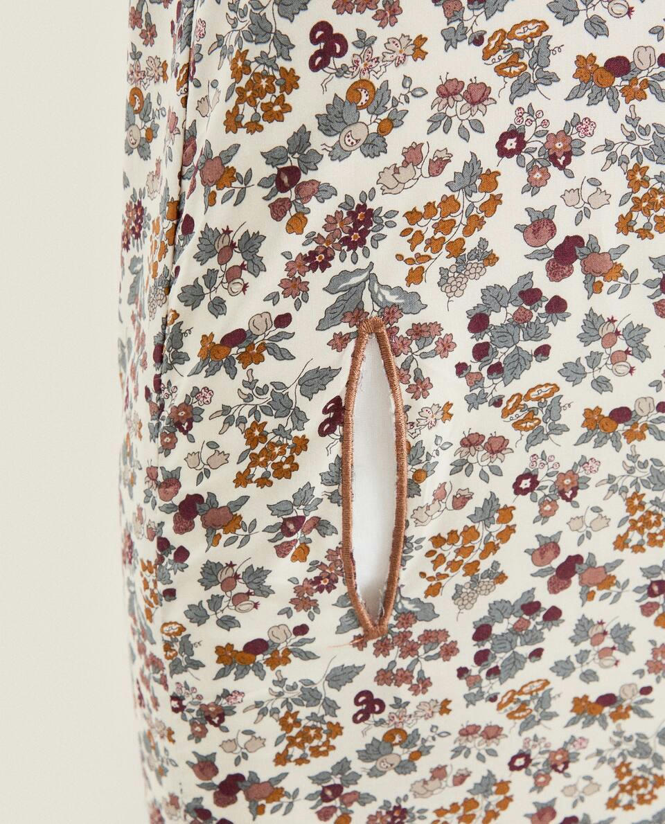 FLORAL PRINT FABRIC CHILDREN'S HEADBOARD