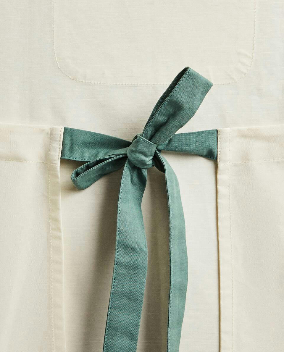 ADULT CHRISTMAS COTTON AND LINEN APRON