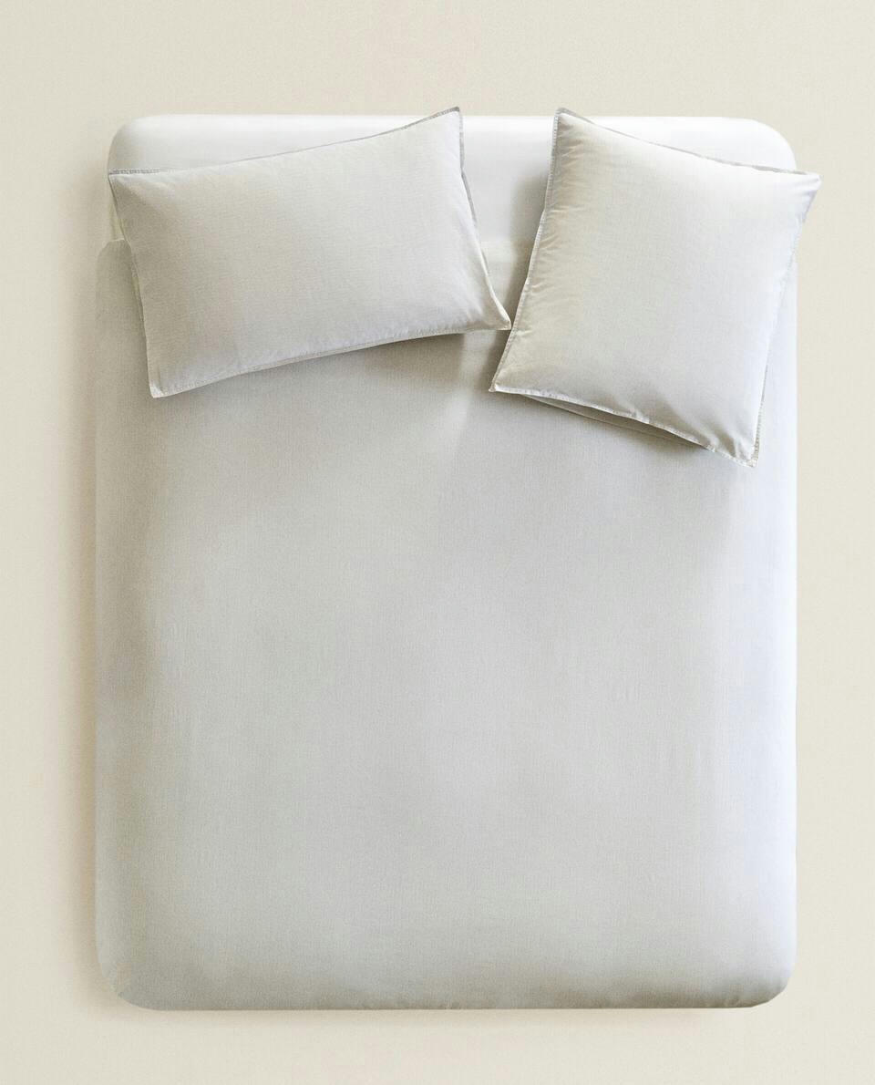 STRIPED COTTON DUVET COVER