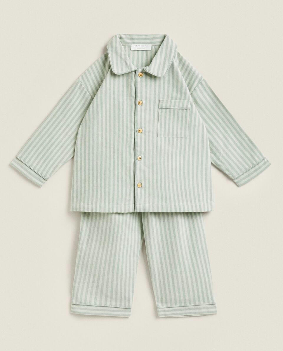 KID’S STRIPED FLANNEL SET OF PYJAMAS
