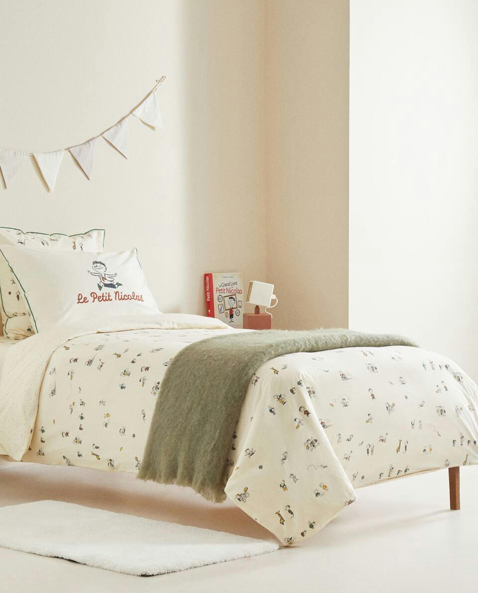 CHILDREN’S LE PETIT NICOLAS ? COTTON FITTED SHEET