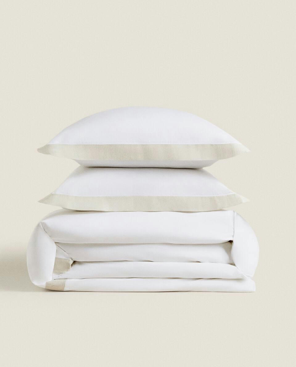 DUVET COVER WITH BORDER