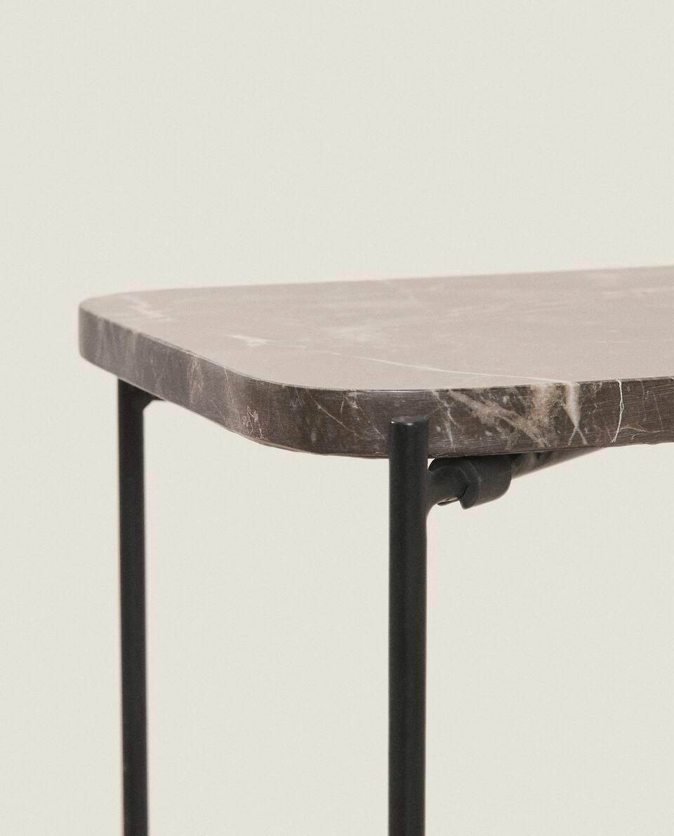 MARBLE SIDE TABLE
