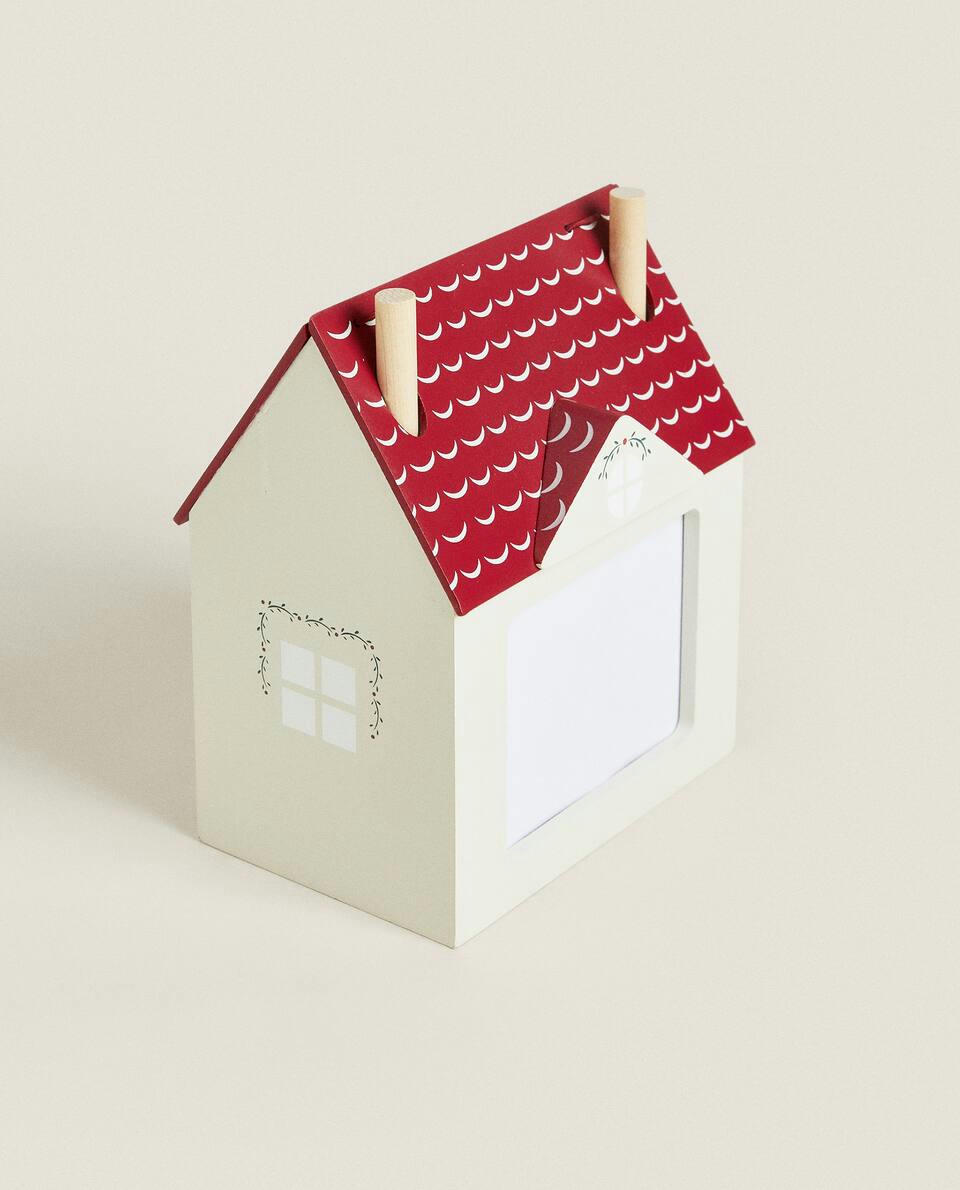 CHILDREN’S CHRISTMAS COLOURING HOUSE FRAME