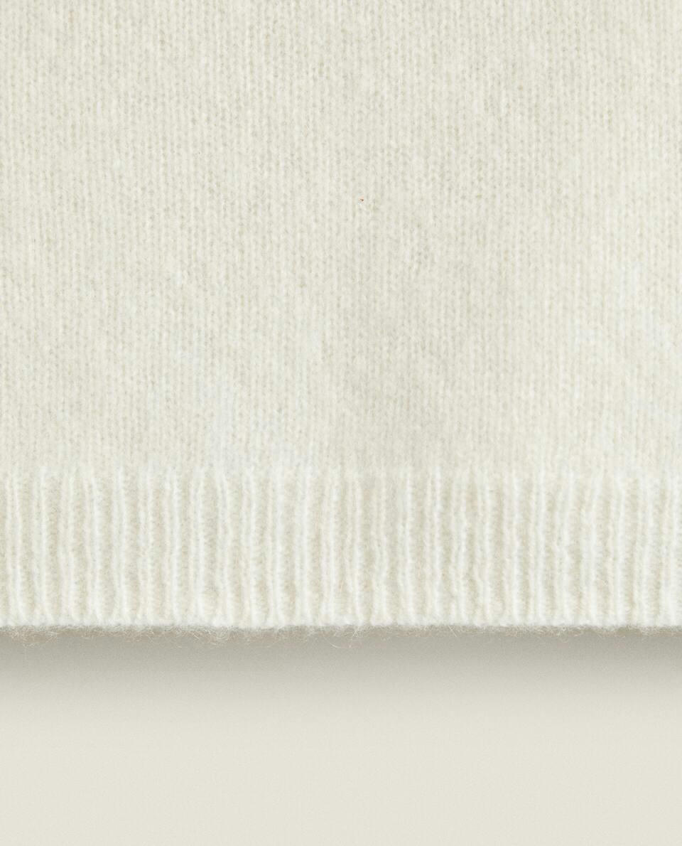 CROPPED CASHMERE SWEATER