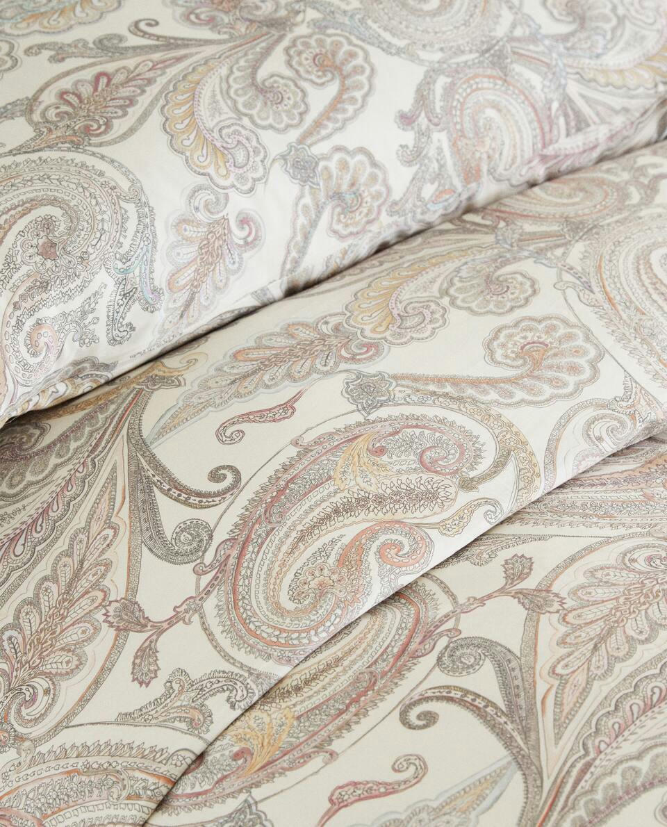PAISLEY PRINT DUVET COVER