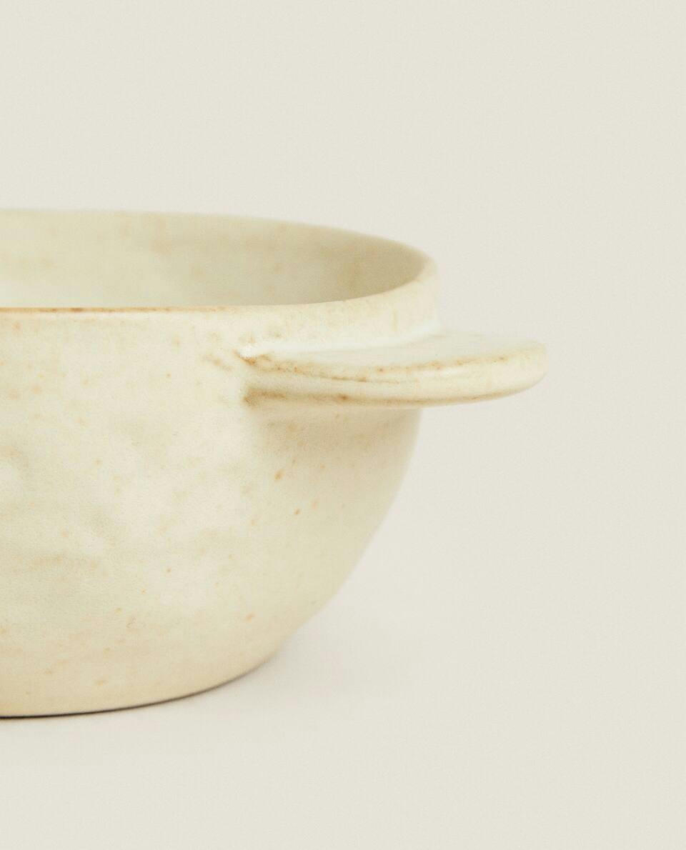 TEXTURED STONEWARE BOWL