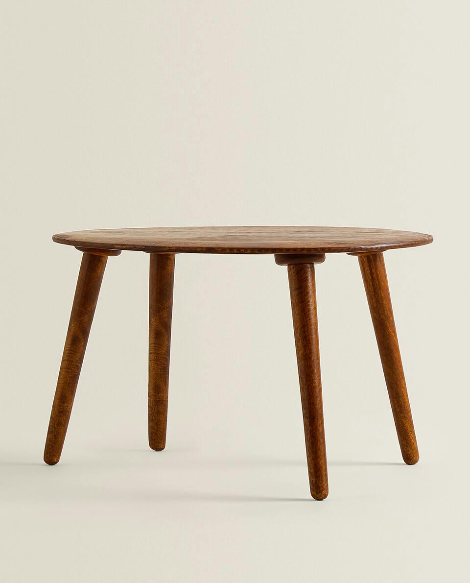 BEVELED WOODEN TABLE