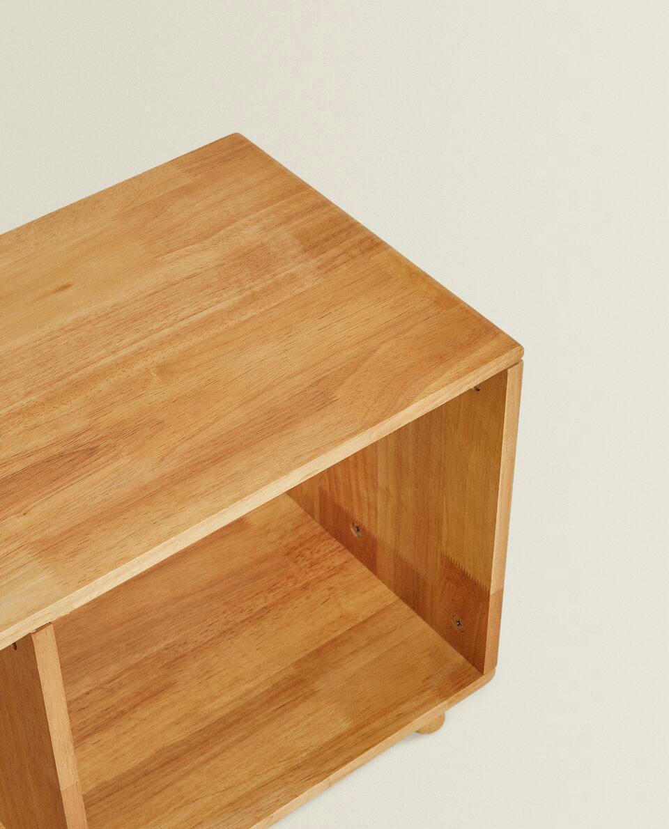 WOOD STORAGE SIDEBOARD