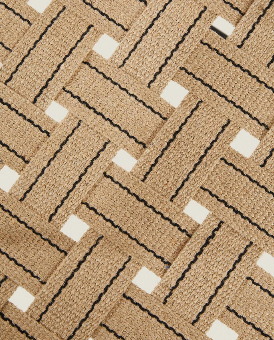 WOVEN JUTE METAL CHAIR