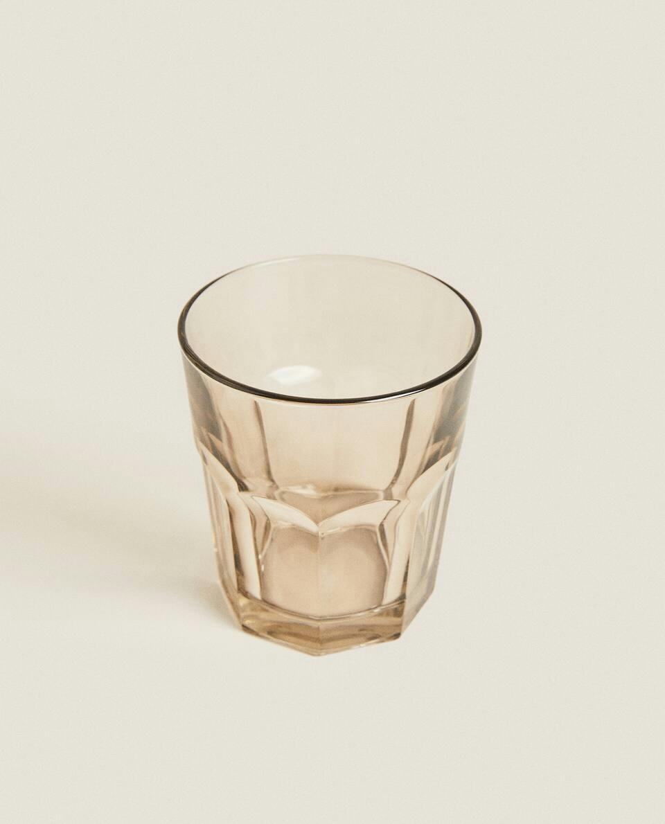 COLOURED GLASSWARE SET