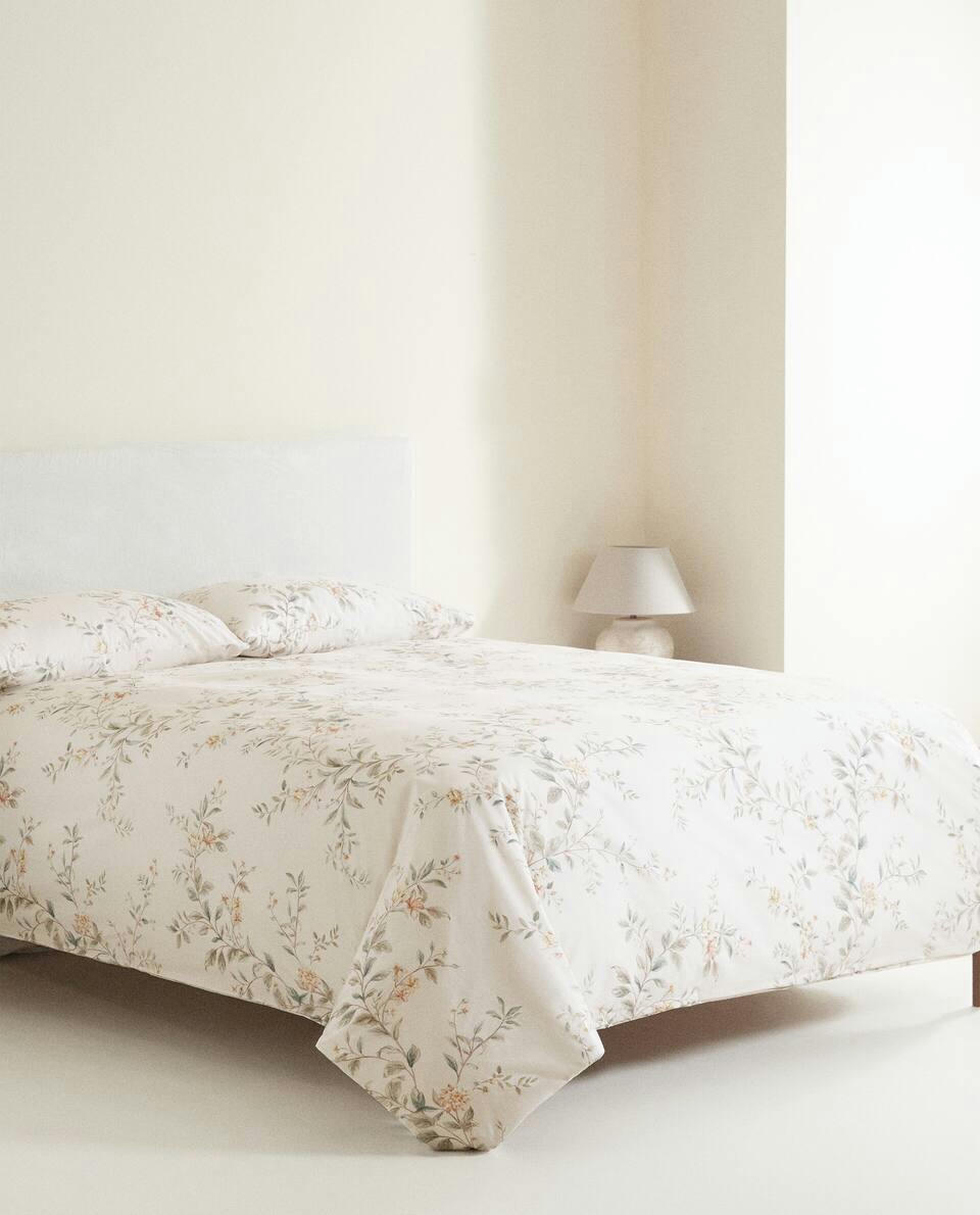 FLORAL PRINT DUVET COVER