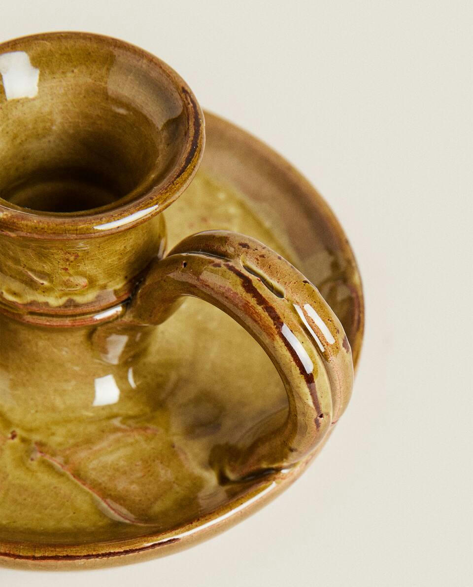 CERAMIC CANDLEHOLDER