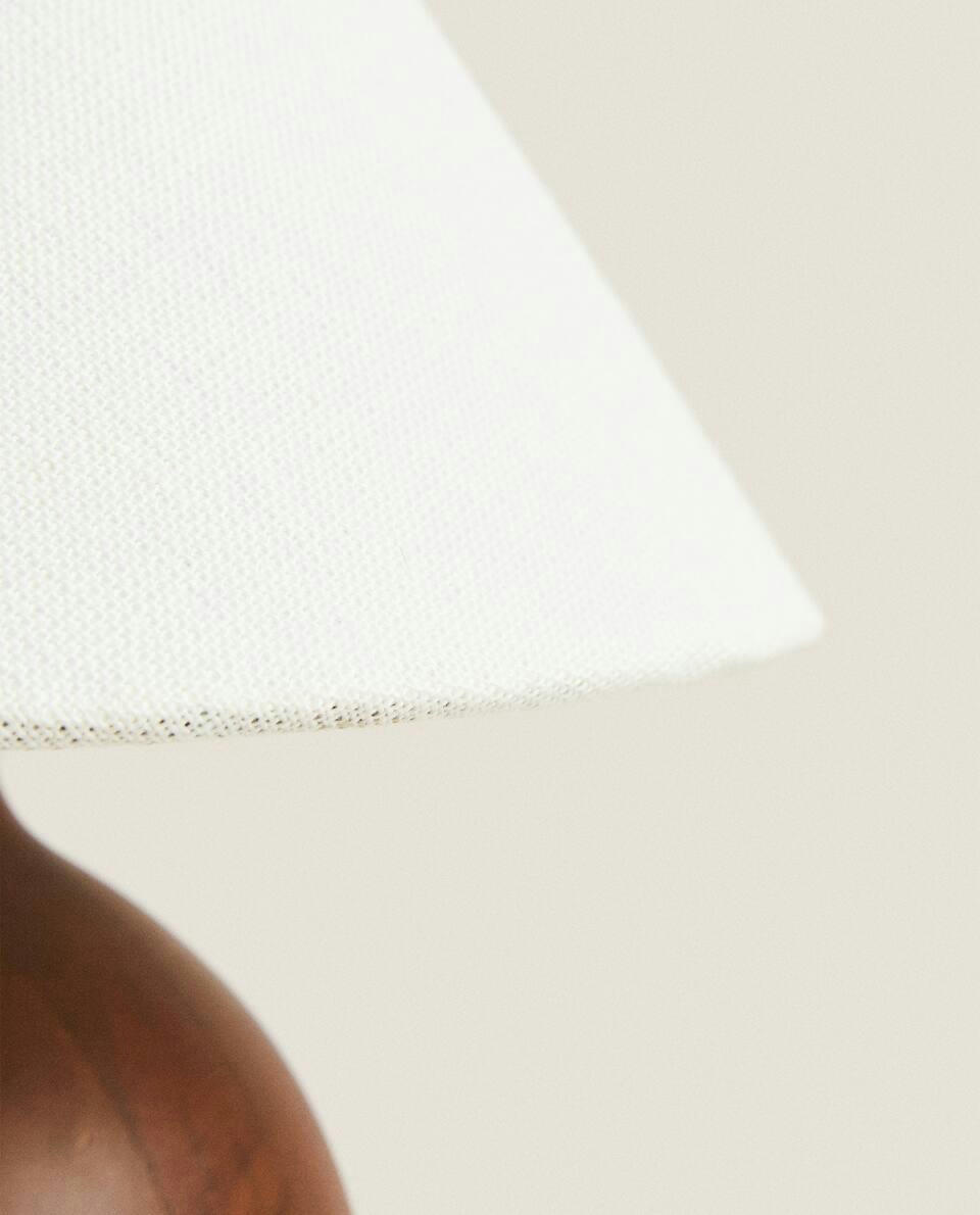 MANGO WOOD TABLE LAMP