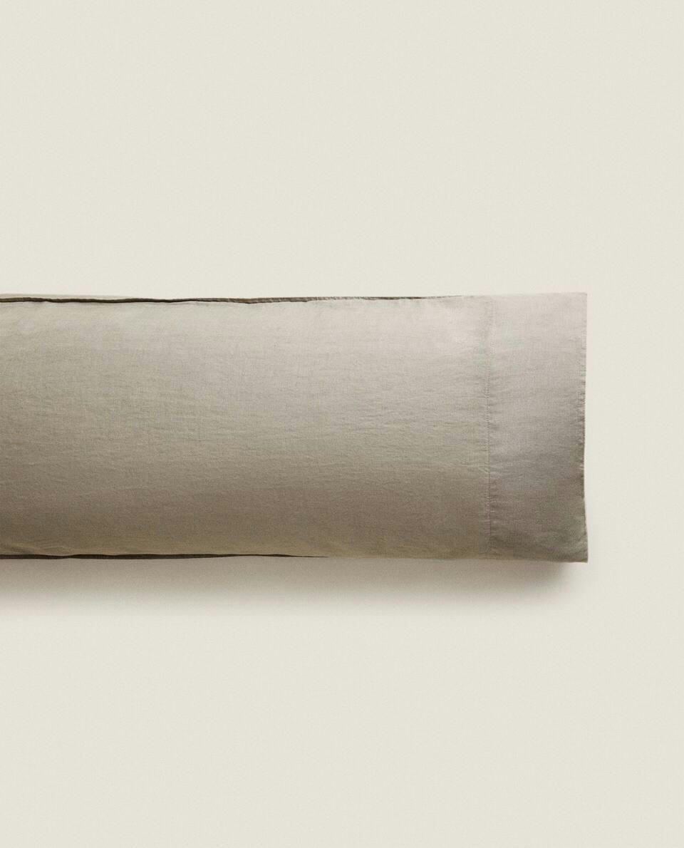 (140 GxM2) WASHED LINEN PILLOWCASE