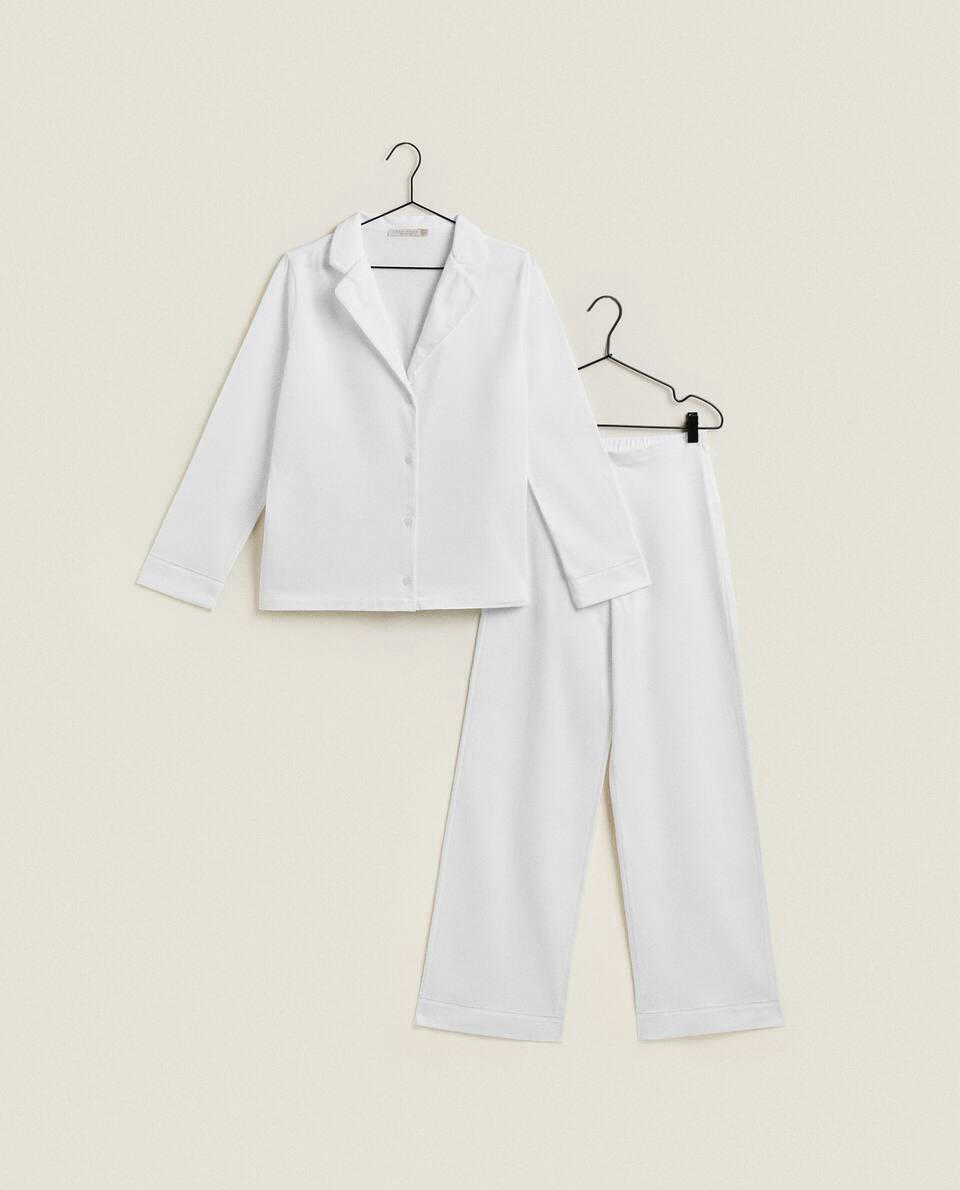 COTTON SHIRT WITH LACE TRIM